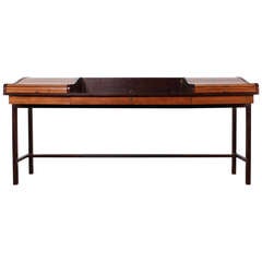 Rosewood Roll Top Desk by Edward Wormley for Dunbar