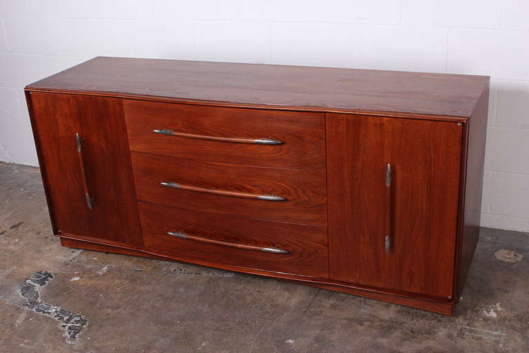 Walnut Cabinet by T.H. Robsjohn-Gibbings In Excellent Condition In Dallas, TX