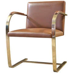 Bronze BRNO Chairs by Mies Van Der Rohe for Knoll