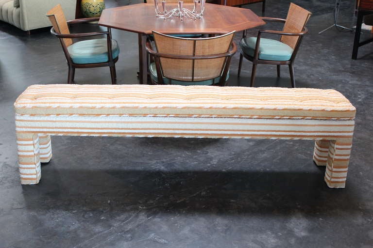 Upholstered Parsons Bench at 1stDibs parsons style bench, parson bench, parsons bench with back