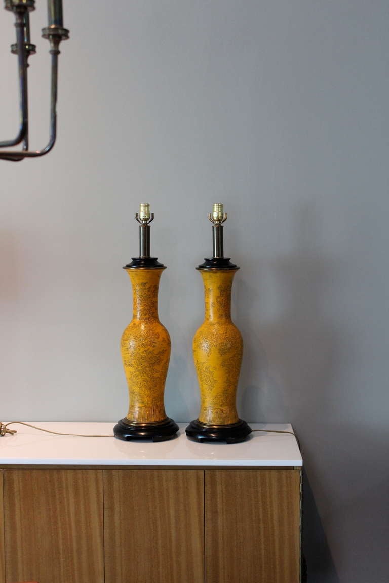 Pair of Ceramic Lamps by Paul Hanson 3