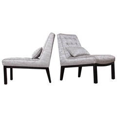 Pair of Slipper Chairs by Edward Wormley for Dunbar Pair of Slipper Chairs by Edward Wormley for Dunbar