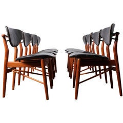 Eight Nv108 Dining Chairs by Finn Juhl