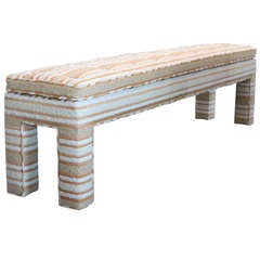 Upholstered Parsons Bench