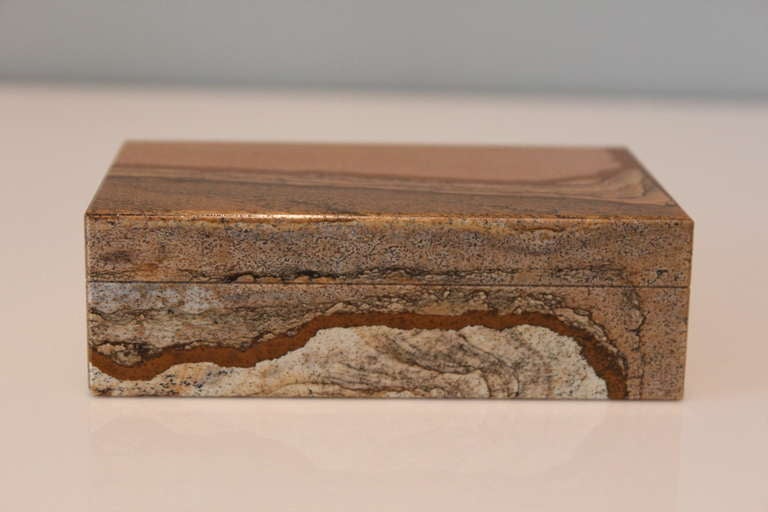 Marble and Quartz Hinged Box