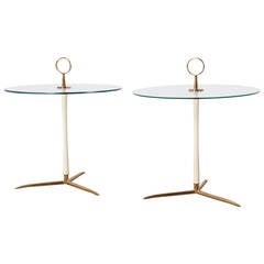 Large Pair of Italian Side Tables