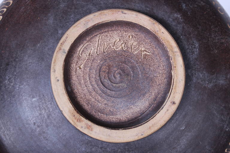 Early Sgraffito Bowl by Edwin and Mary Scheier 6