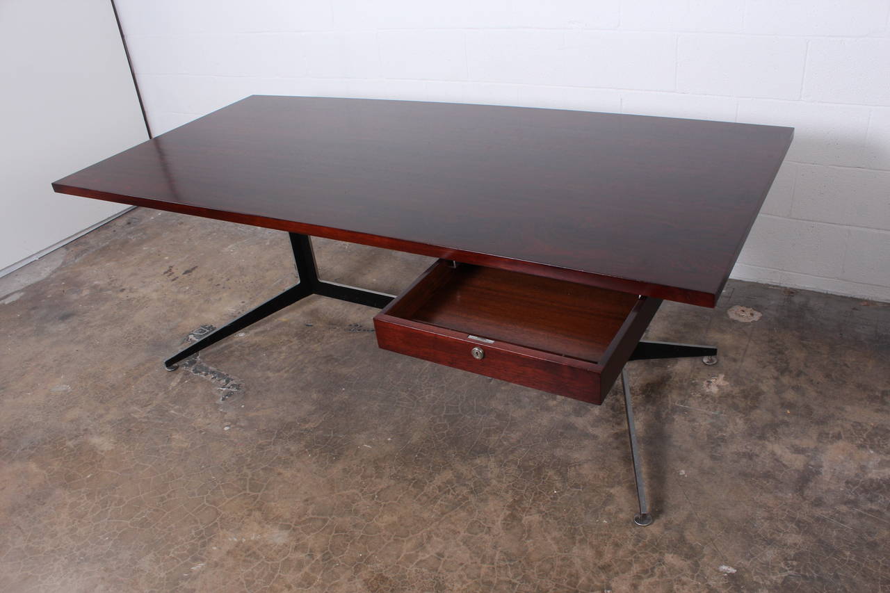 Rosewood Architectural Desk by Ward Bennett for Lehigh Furniture 4