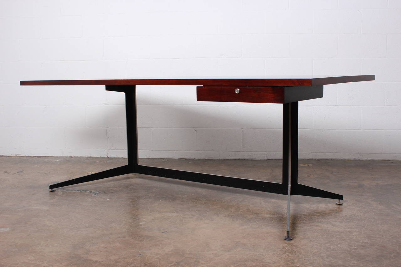 Rosewood Architectural Desk by Ward Bennett for Lehigh Furniture 2