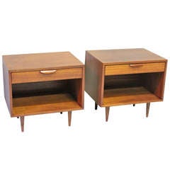 Pair of Nightstands by Harvey Probber