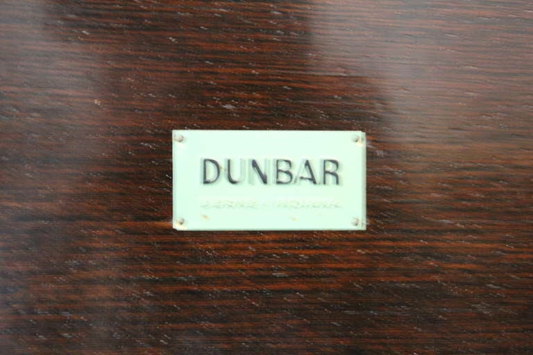 Game Table With Leather Insert By Edward Wormley For Dunbar 5