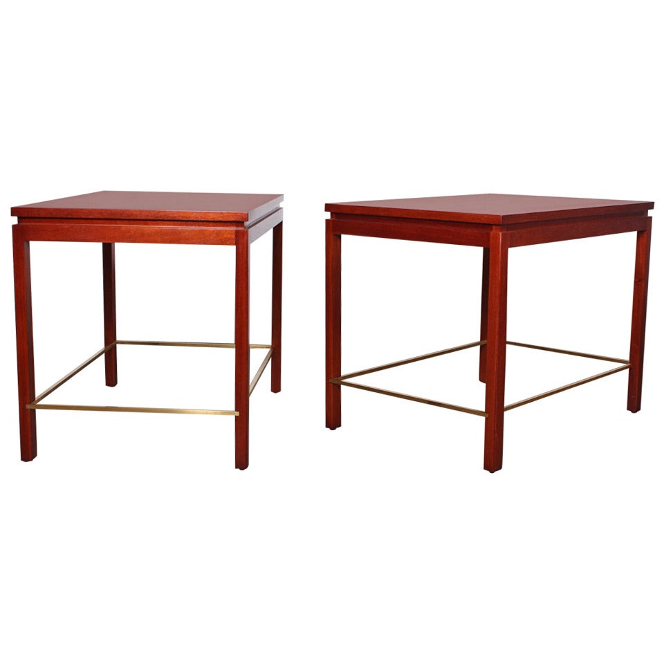 Pair of Large End Tables by Edward Wormley for Dunbar