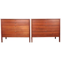 Pair of Teak Dressers by Florence Knoll for Knoll