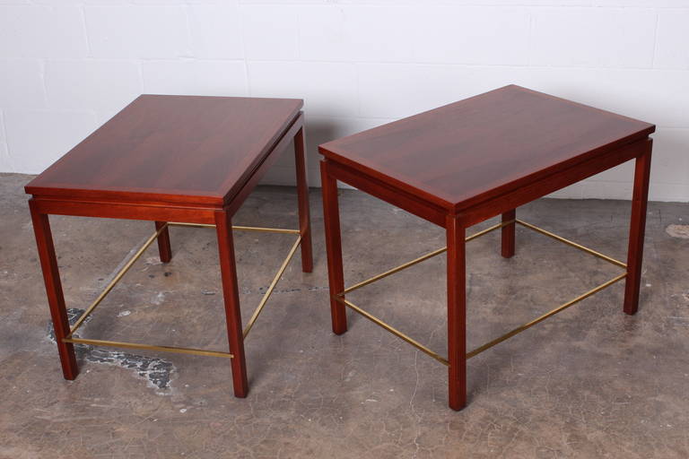 Pair of Large End Tables by Edward Wormley for Dunbar 1