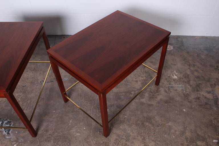 Pair of Large End Tables by Edward Wormley for Dunbar 2