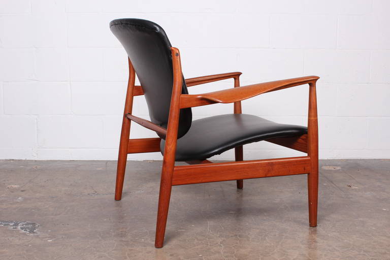 Mid-20th Century Finn Juhl Lounge Chair for France & Son