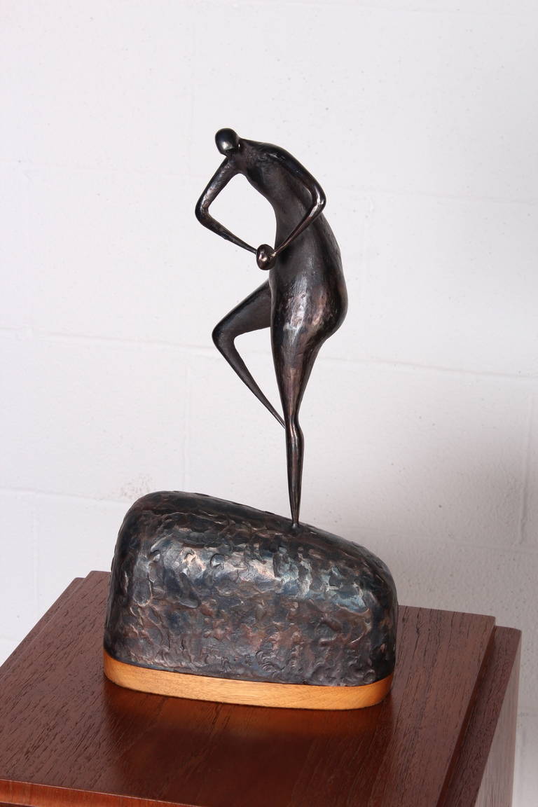 Large Figurative Bronze by Jack Boyd In Excellent Condition In Dallas, TX
