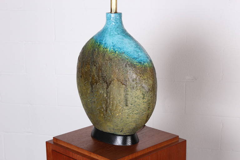 Mid-20th Century Large Ceramic Lamp by Raymor