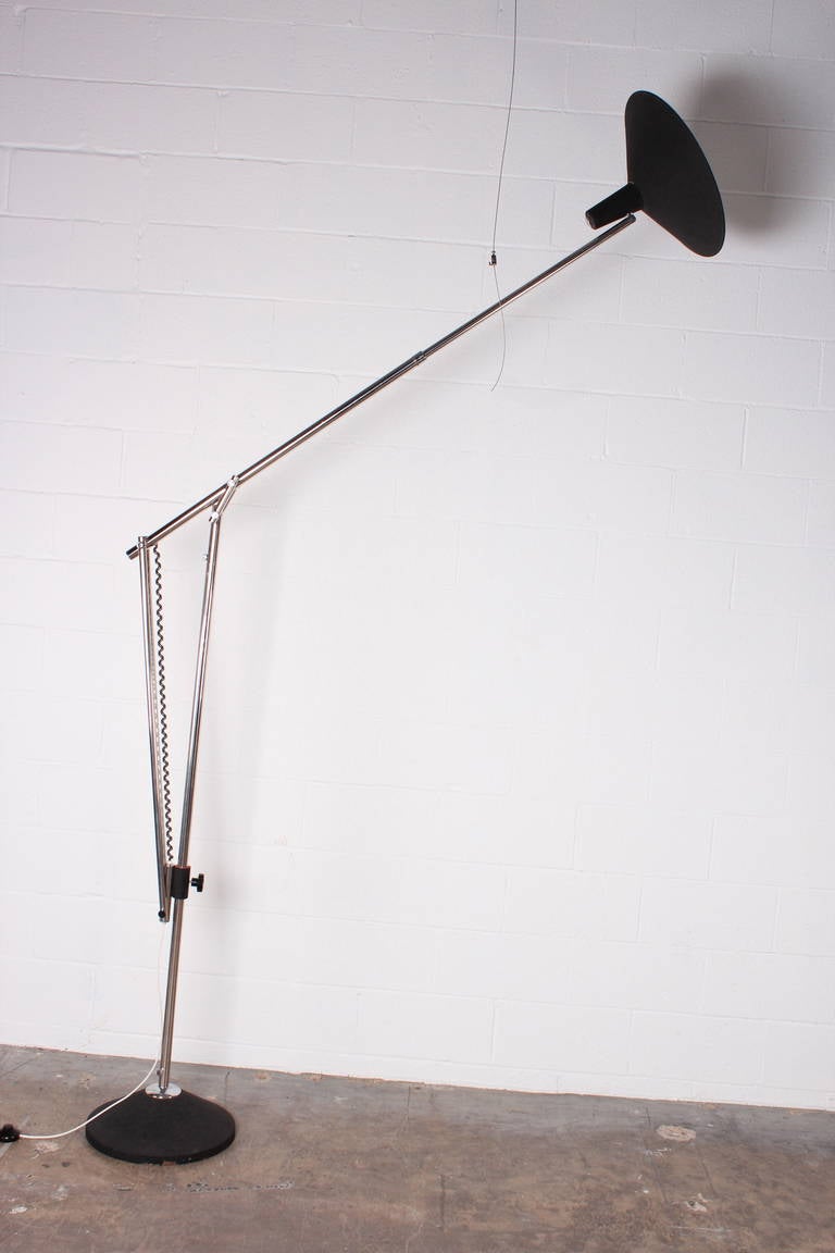 Mid-20th Century Large Articulating Floor Lamp