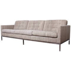 Sofa Designed by Florence Knoll in "Cato" Wool Upholstery