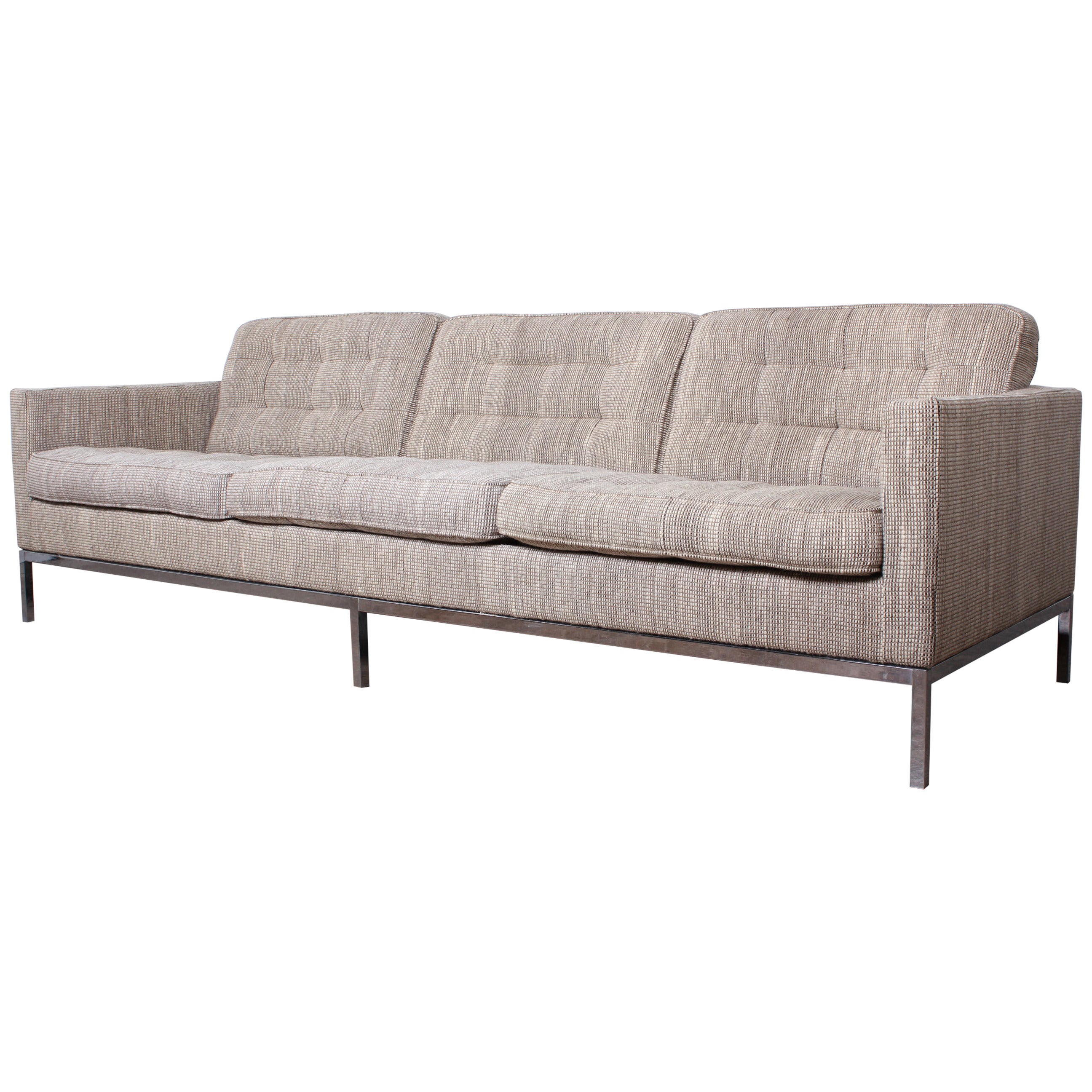 Sofa Designed by Florence Knoll in "Cato" Wool Upholstery
