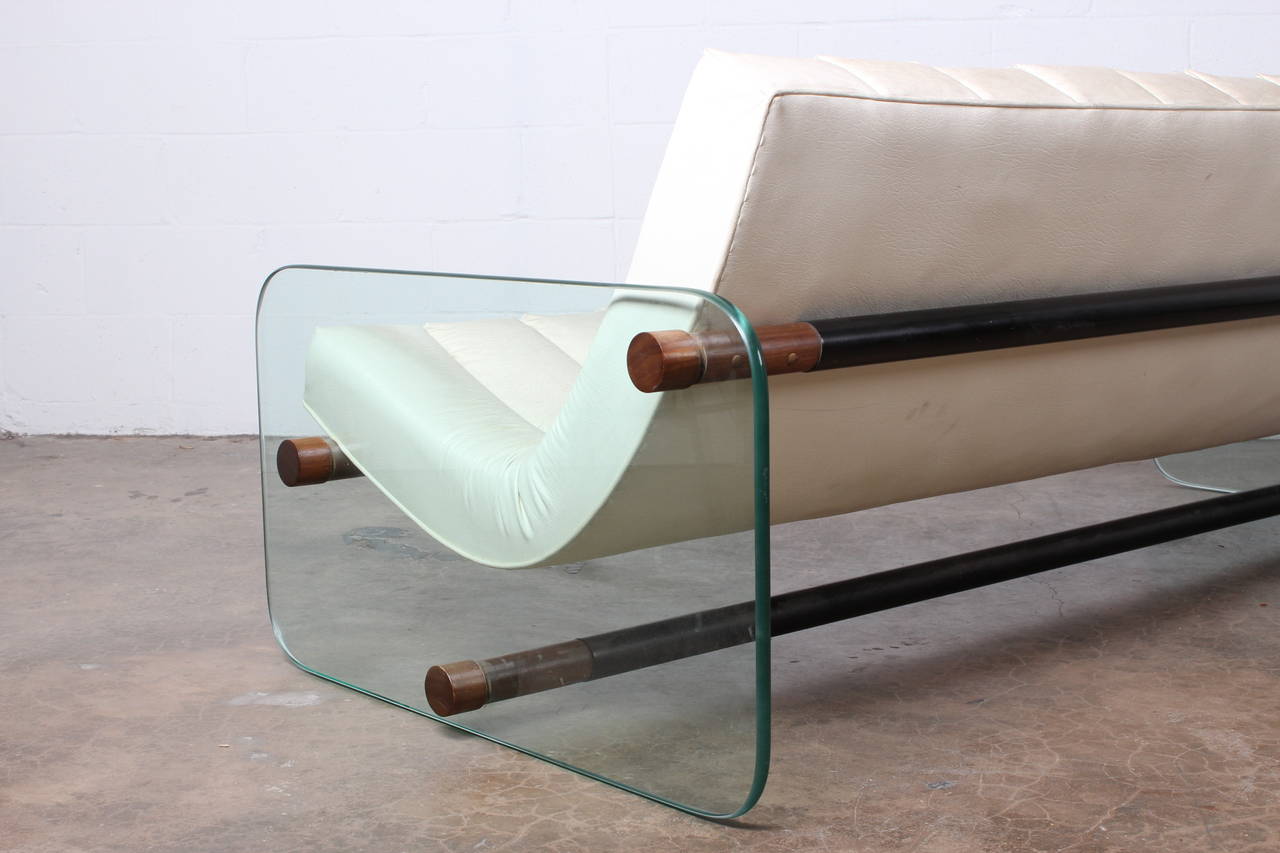 Glass Sofa Attributed to Fabio Lenci 2
