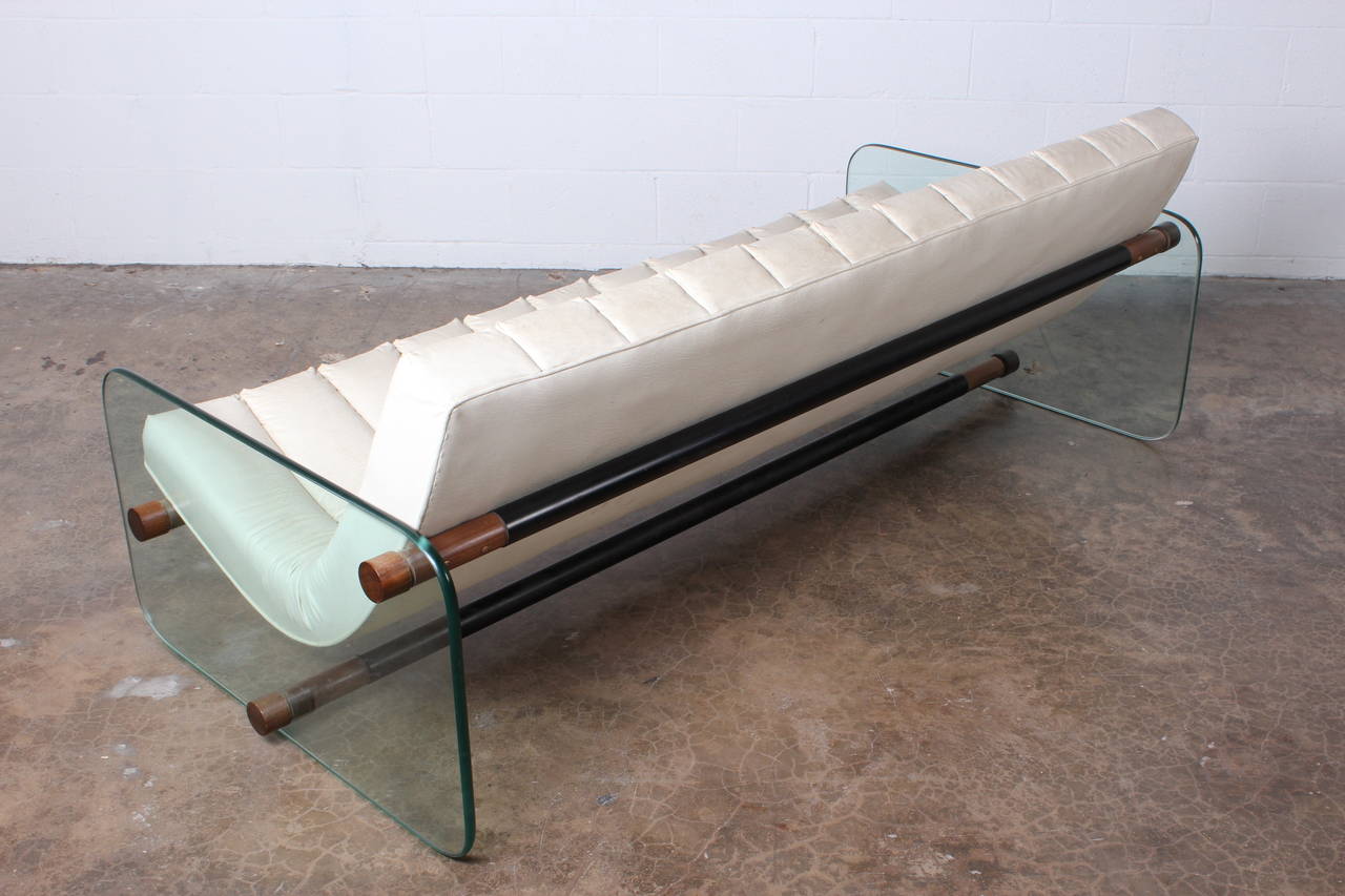 Glass Sofa Attributed to Fabio Lenci 3