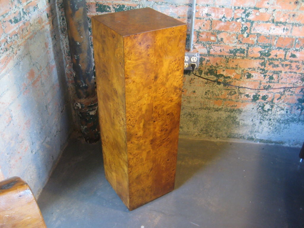 Burl Wood Pedestal 2