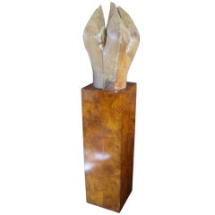 Burl Wood Pedestal