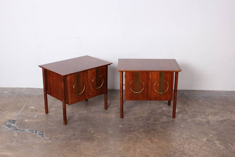 Pair of Nightstands by Bert England for Johnson Furniture 6