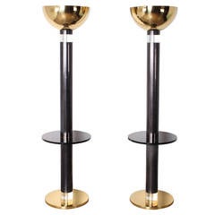 Monumental Pair of Torchieres by Karl Springer 9