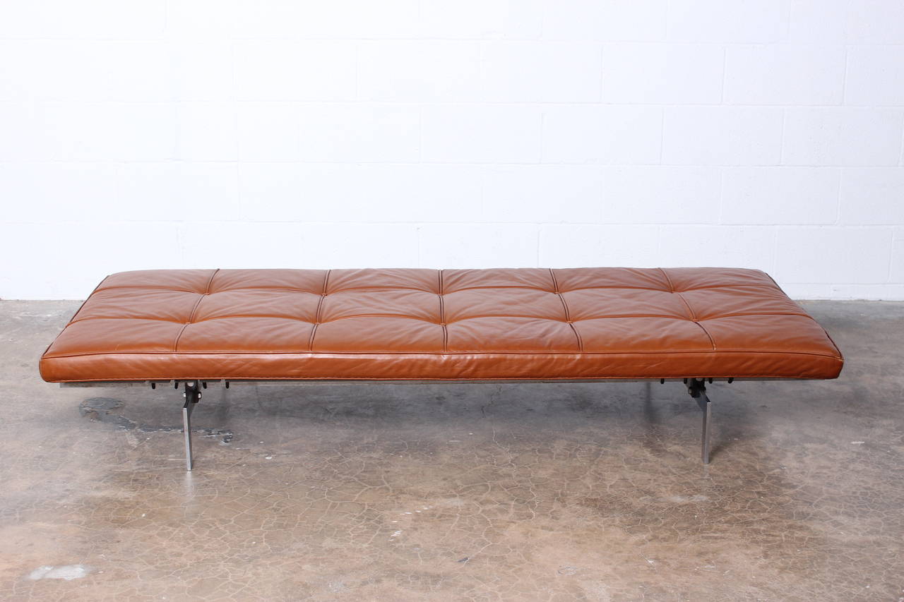A beautiful and all original example in excellent condition. PK80 Daybed by Poul Kjaerholm for E. Kold Christensen.