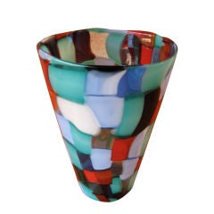 Pezzato Vase by Fulvio Bianconi for Venini
