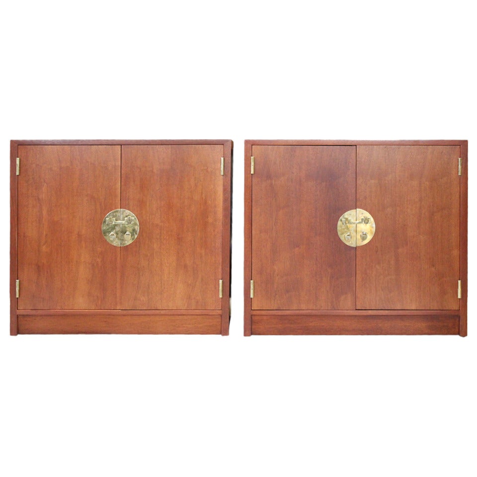 Pair of cabinets by Edward Wormley for Dunbar.