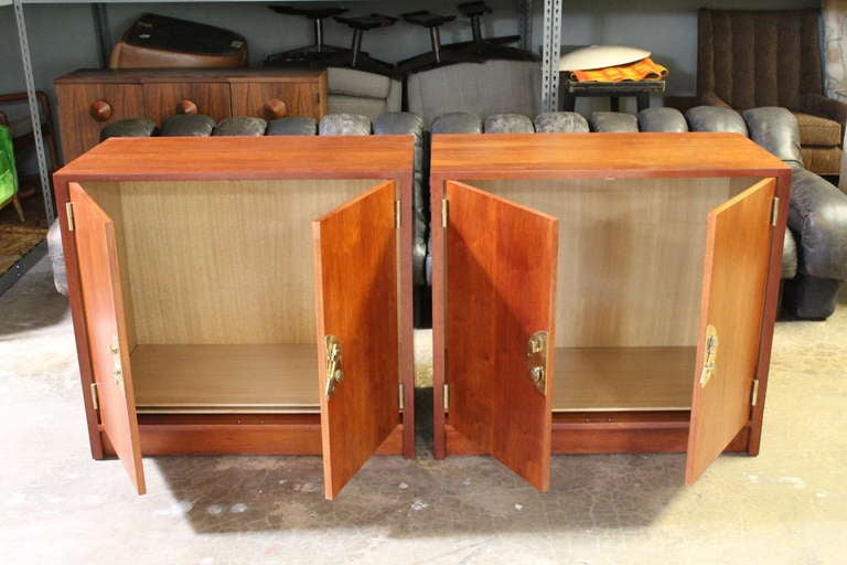 Pair of cabinets by Edward Wormley for Dunbar. 2