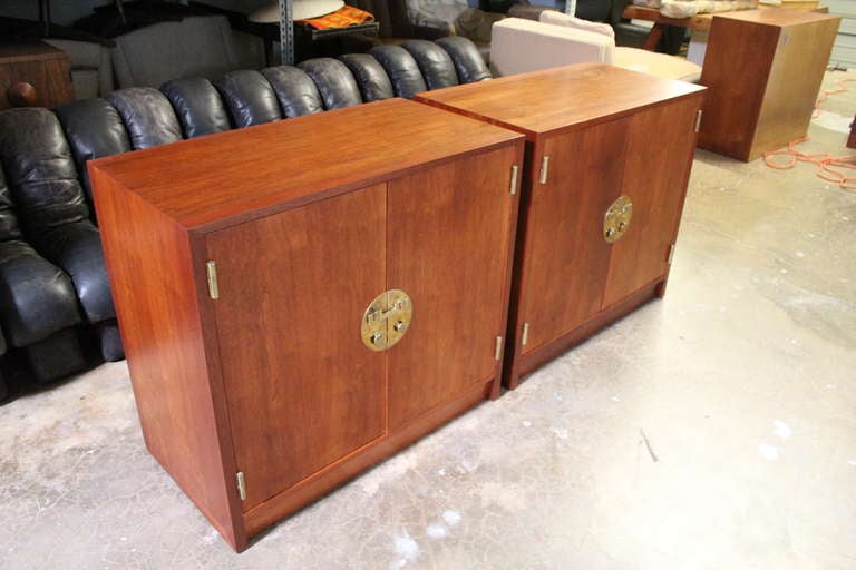 Pair of cabinets by Edward Wormley for Dunbar. 3
