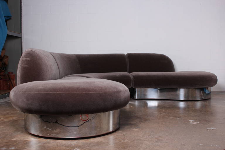 Mid-20th Century Large Sectional Sofa by Milo Baughman