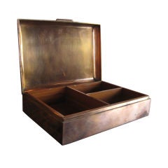Custom copper box by Carl Aubock