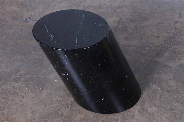 Marble Stump Table by Lucia Mercer for Knoll In Excellent Condition In Dallas, TX