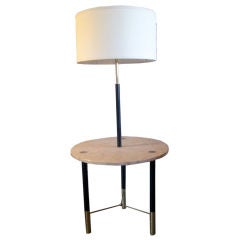 Marble topped lamp table designed by Harvey Probber
