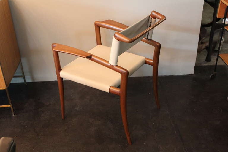 Rare Pair of Klismos Chairs by Charles Allen 4