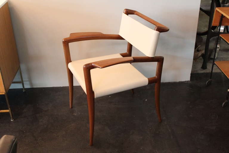 Rare Pair of Klismos Chairs by Charles Allen In Excellent Condition In Dallas, TX