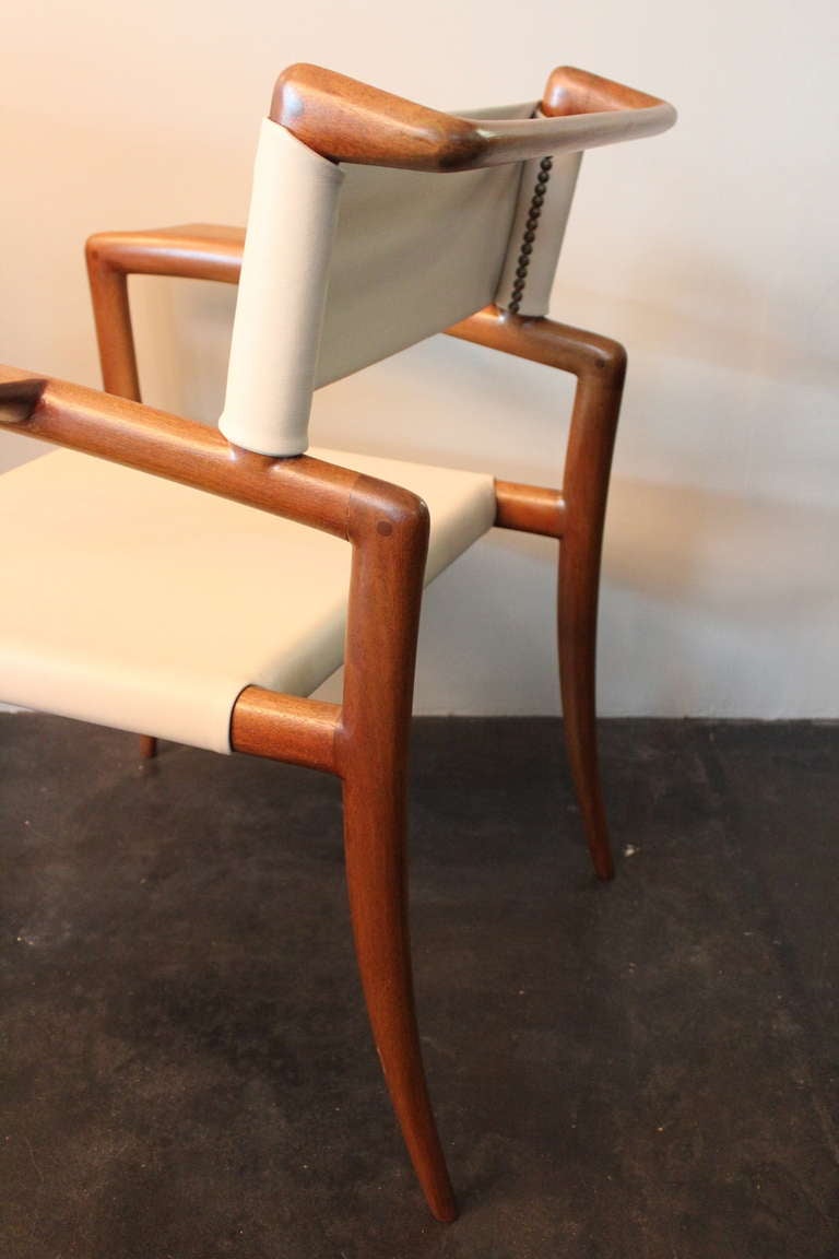 Rare Pair of Klismos Chairs by Charles Allen 2