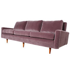 Early Florence Knoll Sofa in Mohair