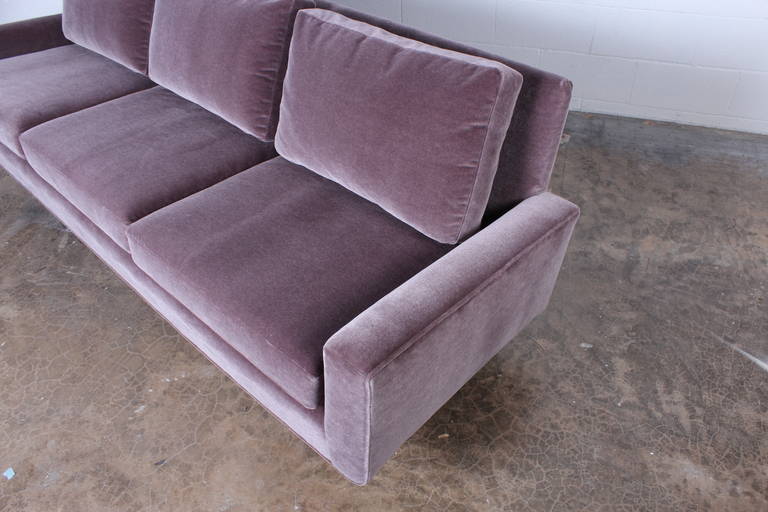 Early Florence Knoll Sofa in Mohair 3
