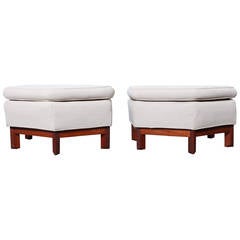 Pair of Ottomans by Frank Lloyd Wright