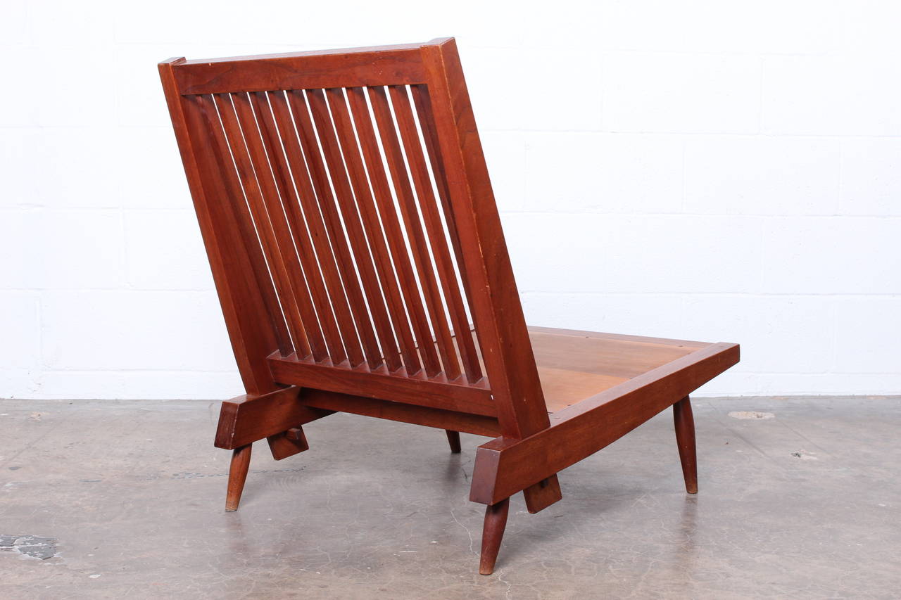 Spindle Back Lounge Chair by George Nakashima In Good Condition In Dallas, TX