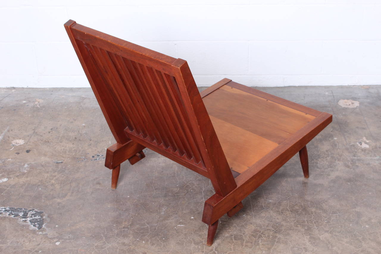 Mid-20th Century Spindle Back Lounge Chair by George Nakashima