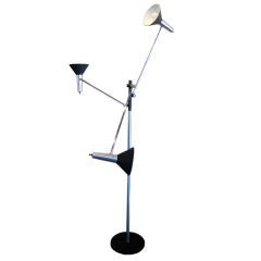 Three arm adjustable floor lamp
