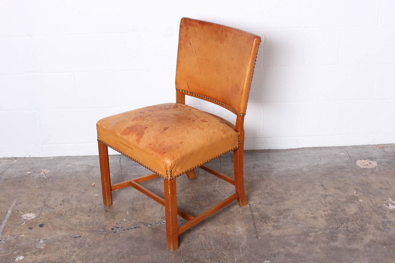 Early Chair by Ole Wanscher for Fritz Hansen In Good Condition In Dallas, TX